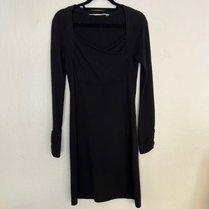 Athleta sweater dress black Small
